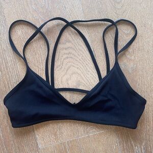 L Space Ribbed Bralette Style Bikini Top